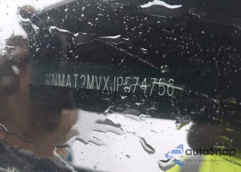 2018 Nissan Rogue S/Sv z USA, uszkodzony, nr VIN KNMAT2MVXJP574756